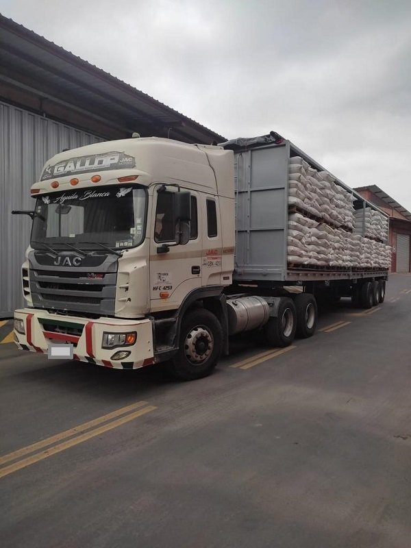 Transporte paletera en Ecuador